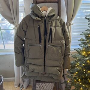 Warm jacket- olive green